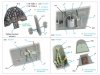 Quinta Studio QD48532 Bf 109E-3/4 3D-Printed & coloured Interior on decal paper (HobbyBoss) 1/48